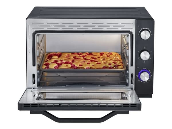 Severin 2073 Miniugn Timerfunktion, Grillfunktion, med pizzasten 60 l