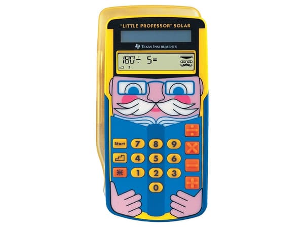 Texas Instruments Little Professor Solar, Ficka, Grafer, 8 siffror, 1 linjer, Solar, Multifärg