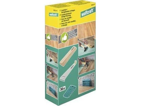 Wolfcraft for legging av laminatpaneler og gulvdesign WF6975000