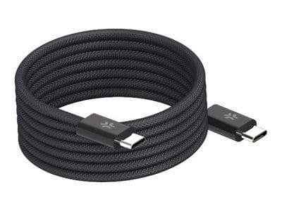 USB-C Kabel 60W Magnetisk Flätad 2m Svart