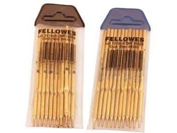 Fellowes kulspets refill 12-pack blå