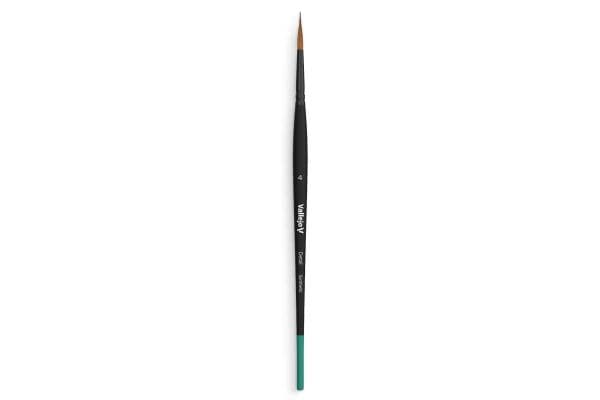 Vallejo B02004, Single brush, Round brush, Synthetic