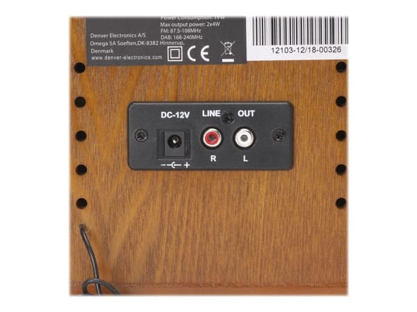 DENVER MRD-51 - Lydsystem - 2 x 2.5 watt