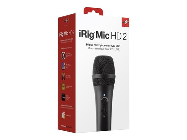 IK Multimedia iRig Mic HD 2 - Mikrofon - USB, Apple Lightning
