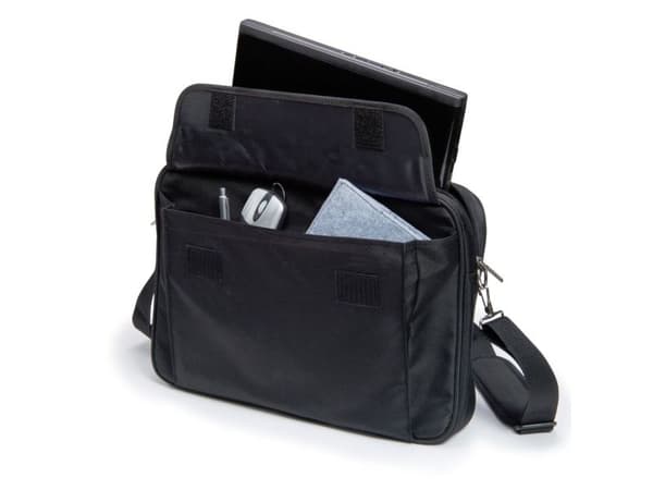 DICOTA Value Toploading Kit - Notebookbæreveske - 14" - 16" - svart - med optisk USB-mus