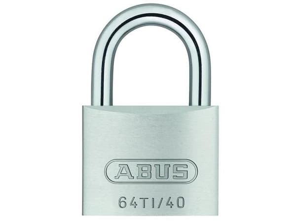 ABUS padlock 64TI/40, Titalium, 23 mm, double pack