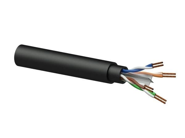 PROCAB BCT60U/3, 300 m, Cat6, U/UTP (UTP), Sort