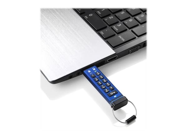 iStorage datAshur PRO - USB-flashstasjon - kryptert - FIPS 140-2 Level 3 - 16 GB - USB 3.0