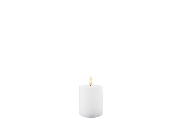 Sirius Sille Uppladdningsbar, Ø7,5xH10cm, vit