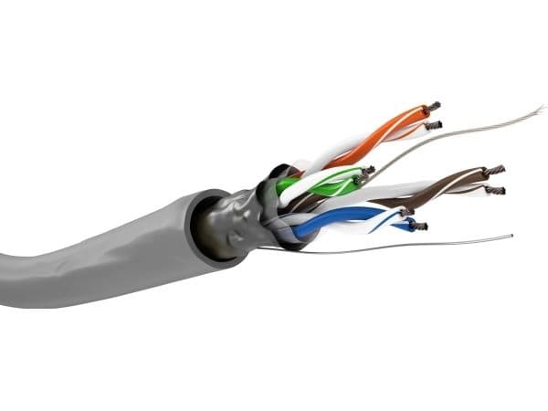 goobay - Samlet kabel - UTP - CAT 5e - innendørs, flertrådet - grå