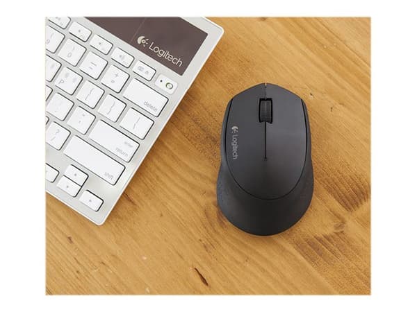 Logitech M280, Molempikätinen, Optinen, Langaton RF, 1000 DPI, Musta