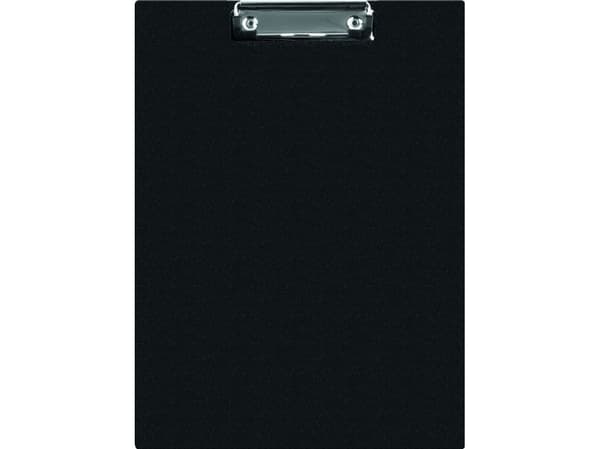 Q-Connect Clipboard - mappe, PVC, A4, svart