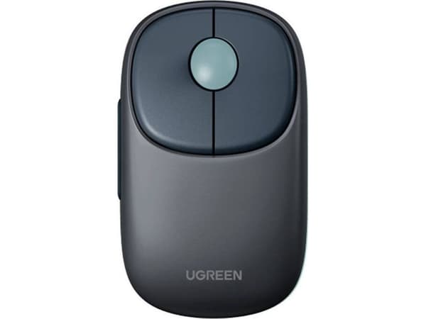 Ugreen Fun +, Ambidextrous, Trådlös RF + Bluetooth, 4000 DPI, Blå