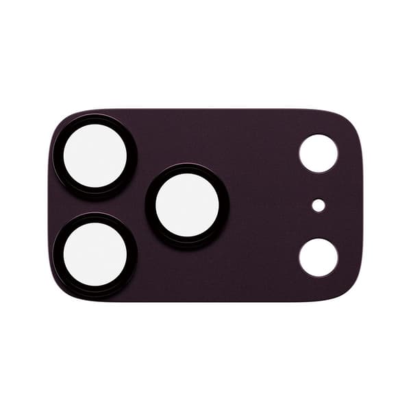 PanzerGlass Fender Camera Protector Dark Cherry iPhone 18 Pro