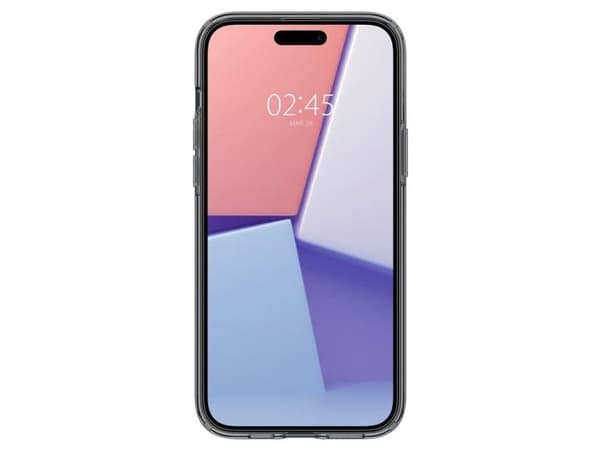 Spigen Crystal Flex-skal för iPhone 15 Plus - grå-transparent