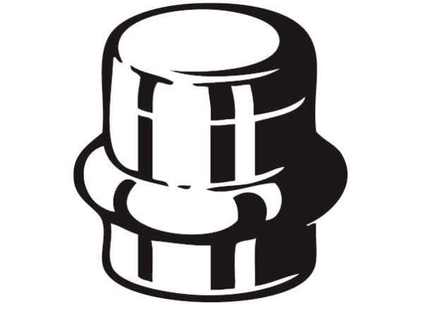 54 mm Profipress slutmuffe lutkamuki