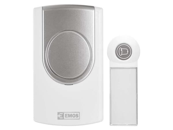 Emos trådlös dörrklocka P5723, 3x AA