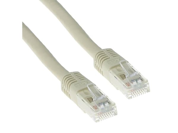 Ivory 2 m U/UTP CAT5E patchkabel med RJ45-kontakter