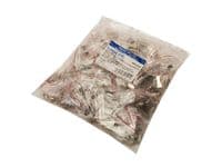 LogiLink MP0004, CAT5e, Plast, Gull, 100 stykker