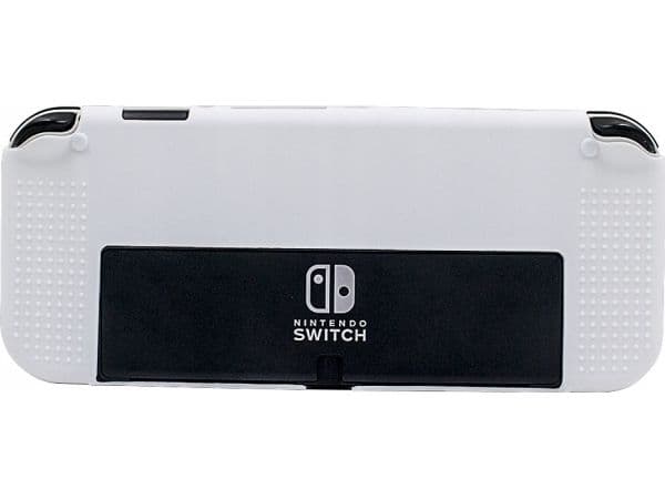 Mimd silikonbeskyttelsesdeksel for Nintendo Switch, hvit