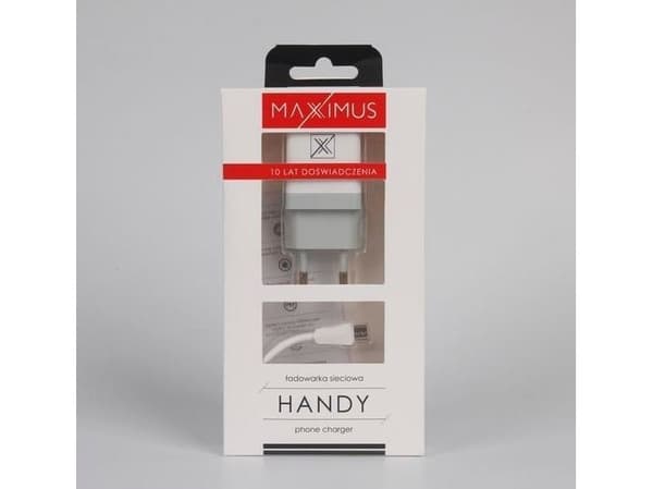 Maxximus nettlader Handy 1A + Micro USB