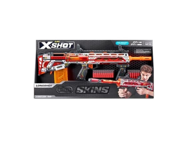 XSHOT Skins Pro Series Longshot Blaster (40 Darts)