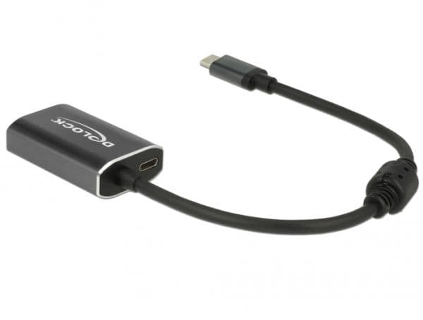 Delock - Ekstern videoadapter - VL100 - USB-C - Mini DisplayPort - mørk grå - løsvekt