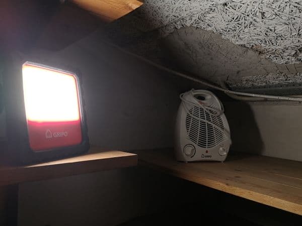 GRIPO arbeidslampe 20W Schuko - 2417350