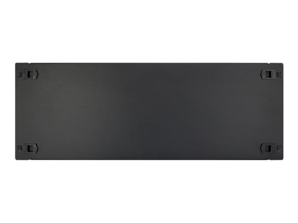 Inter-Tech - Blindplate - svart, RAL 9005 - 4U - 19"