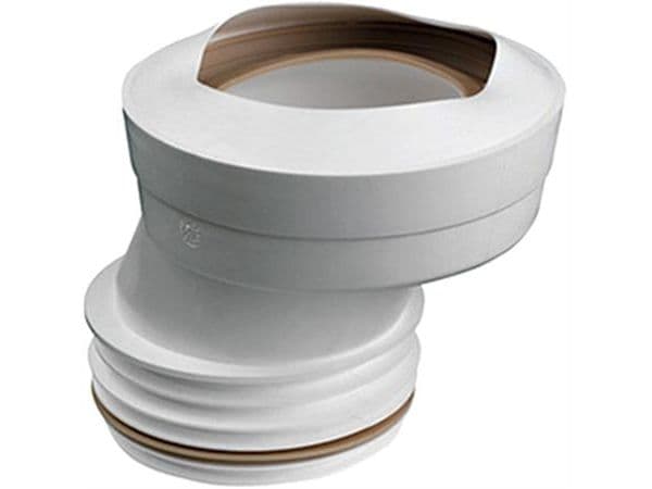 Multikwik toalettkobling, eksentrisk, 40 mm, Ø110