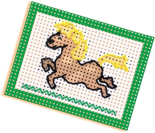 SES Creative I learn to embroider, Pysselset för barn, 3 År, Multifärg, 4 styck