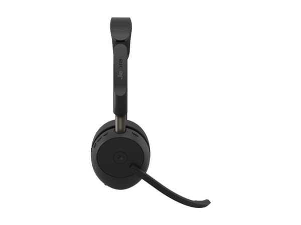 Jabra Evolve3 65 MS Stereo - Hodesett - on-ear - Bluetooth - trådløs, kablet - USB-C via Bluetooth-adapter, USB-C - Optimized for Microsoft Teams