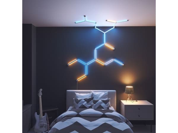 Nanoleaf Flex, Belysning, anslutningsdon, Vit, 0,24 m, 3 styck