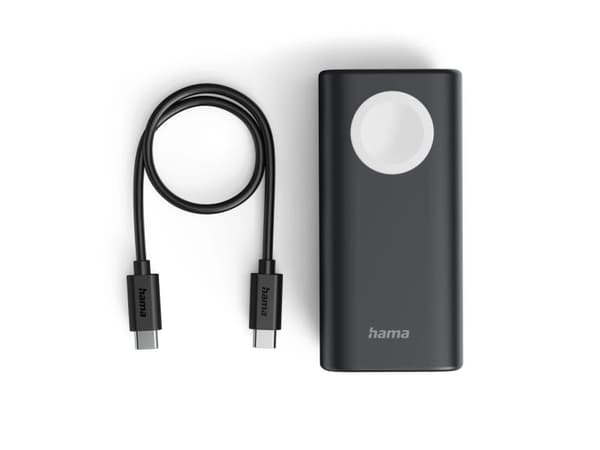 Hama Watch, 10000 mAh, Svart, Grå