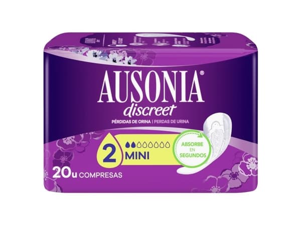 Ausonia DISCREET Mini, 20 styck