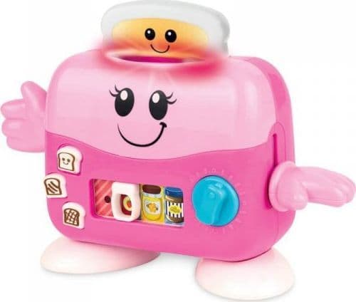 Smily Cheerful pink toaster