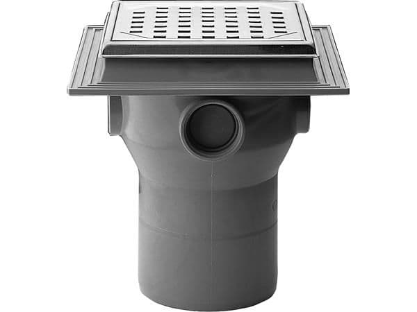 Maxiflex 110 mm afløbsskål til beton, med studs, lodret