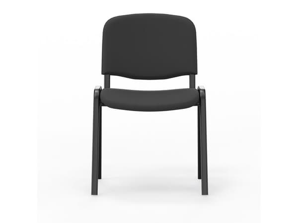 Iso tuoli, musta, mustat tuolin jalat