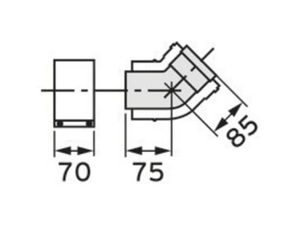 Vaillant Böjning 45 Gr. - 303211