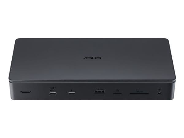 ASUS Master Thunderbolt 5 -telakka DC510, langallinen, Thunderbolt 5, 140 W, 2500 Mbit/s, musta, MicroSD (TransFlash), SD