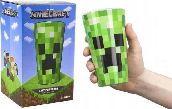 Paladone Creeper Glass, Grön, 1 styck, 400 ml