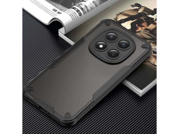 Tech-Protect Rugged Shield-deksel for Xiaomi Redmi Note 15 Pro 5G - svart