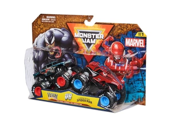 Monster Jam 1:64 Marvel 2-pakk - Spider Man:Venom