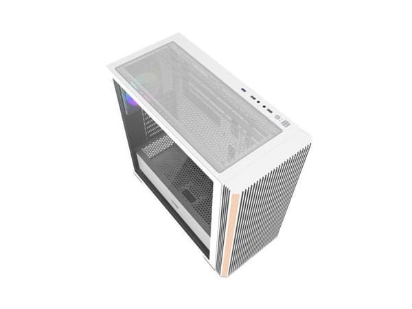 Darkflash DS900WS datorchassi (vit) + 4 ARGB-fläktar