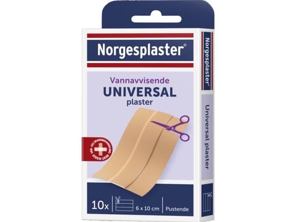 Häftplåster, Kvikk Universal, 6x10cm, beige, vattenavvisande