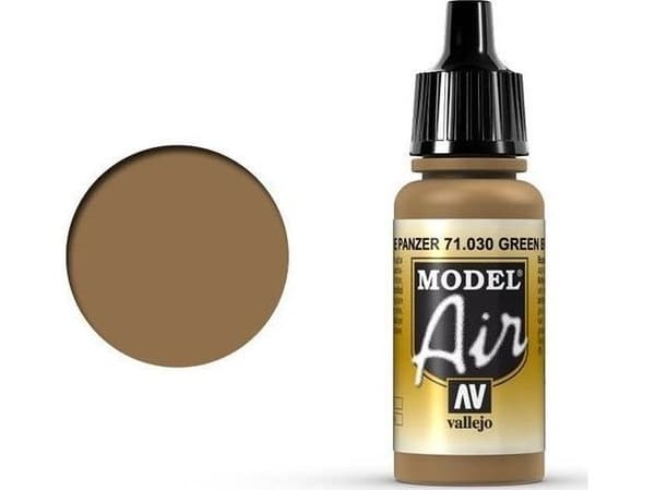Vallejo 71.030, 17 ml, Ruskea, Matta, Pullo