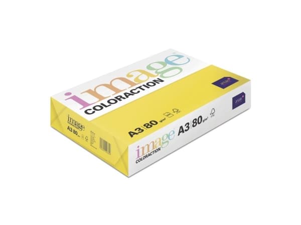 Papper 80 g A3 Sevilla gul
