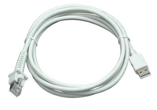 Datalogic - USB-kabel - 2 m - hvit - for Heron HD3130