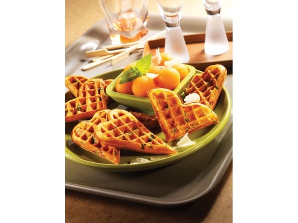 Tefal Snack Collection baking sheets: 6 Heart waffles