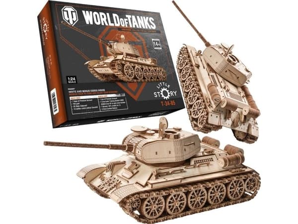 3D trepuslespill - T-34-85 Tank